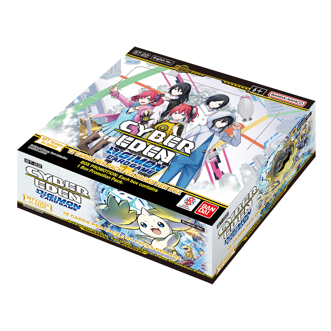 Digimon Card Game - Cyber Eden (BT22) - Booster Box Digimon Card Game - Cyber Eden (BT22) - Booster Box