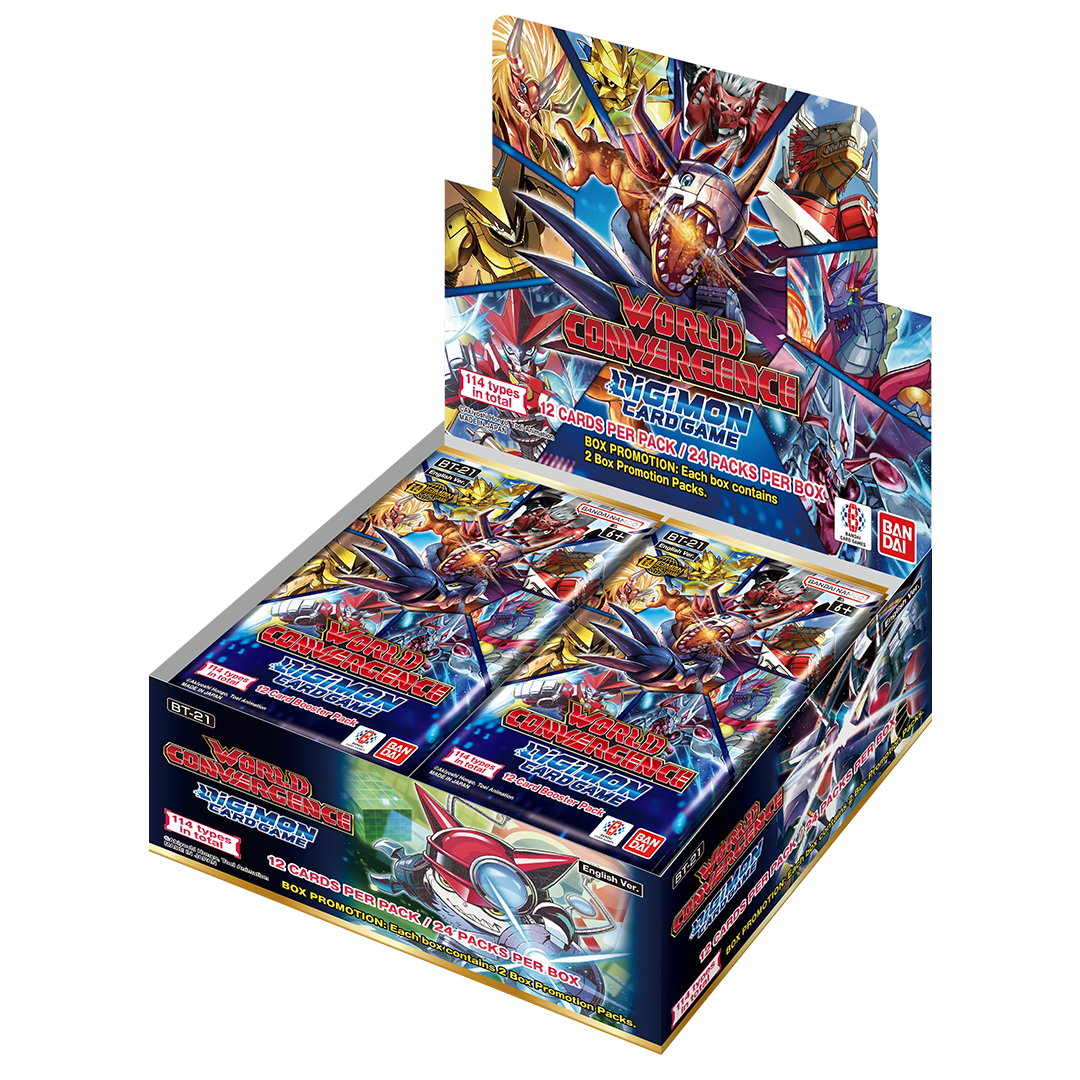 Digimon Card Game - World Convergence (BT21) - Booster Box (24 Packs)