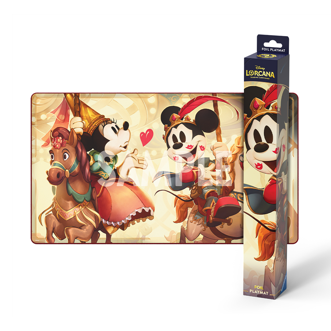 【プレイマット】[LORCANA] ミッキー＆ミニー FOIL PLAYMAT Disney - Lorcana TCG - Foil Playmat - Mickey and Minnie – Binderly