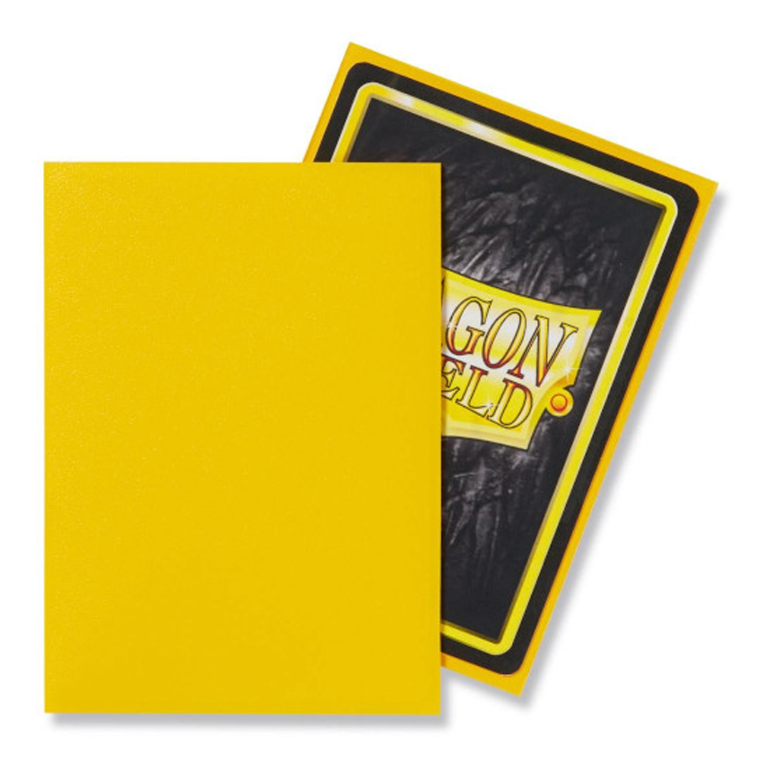 Dragon Shield - Matte - Standard Size - Yellow (100pk)