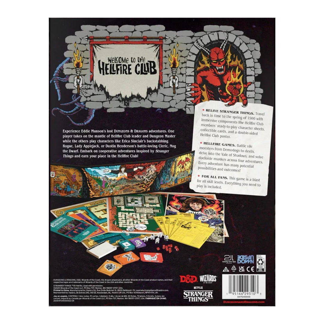 Dungeons & Dragons - Stranger Things - Welcome to the Hellfire Club - Boxed Set