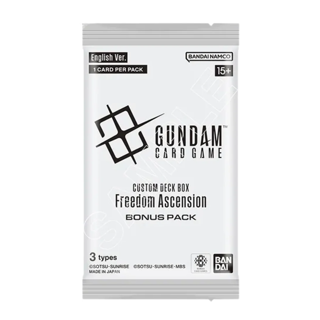 Gundam Card Game - Deck Build Box - Freedom Ascension (SC01)