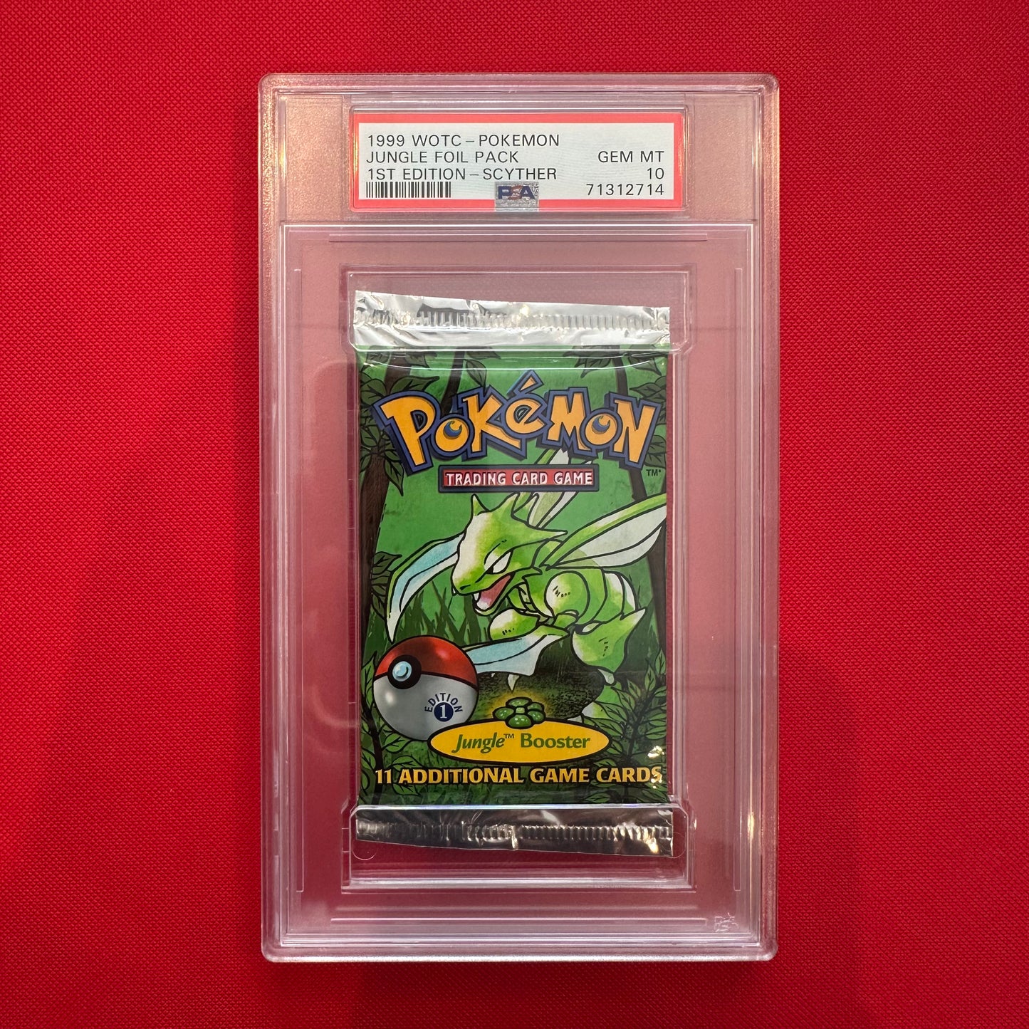 1999 WOTC - Jungle Foil Pack - 1st Edition - Scyther - PSA 10