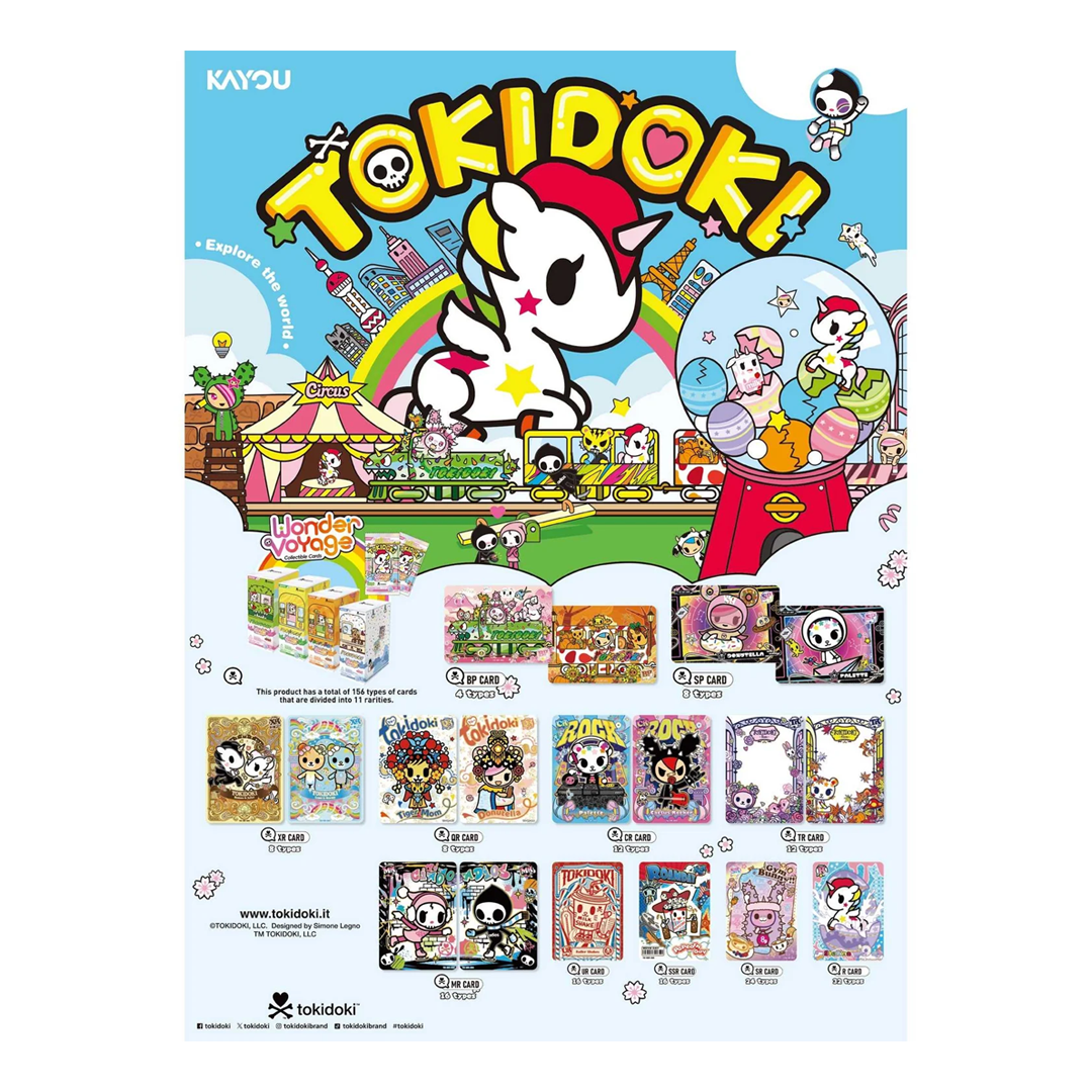 Kayou - Tokidoki - Wonder Voyage Collectible Cards Series 01 (Roaming Edition) - Booster Pack