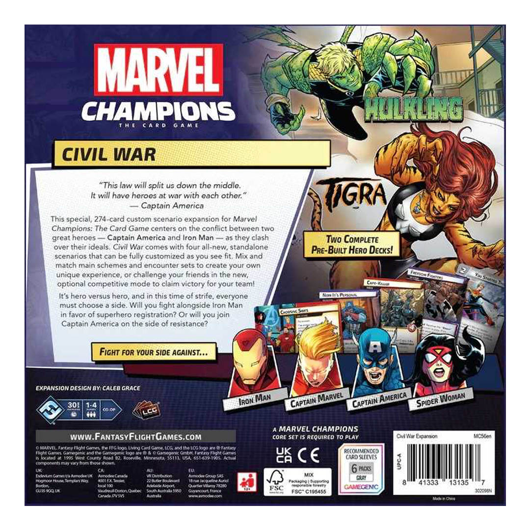 Marvel Champions: Civil War Expansion