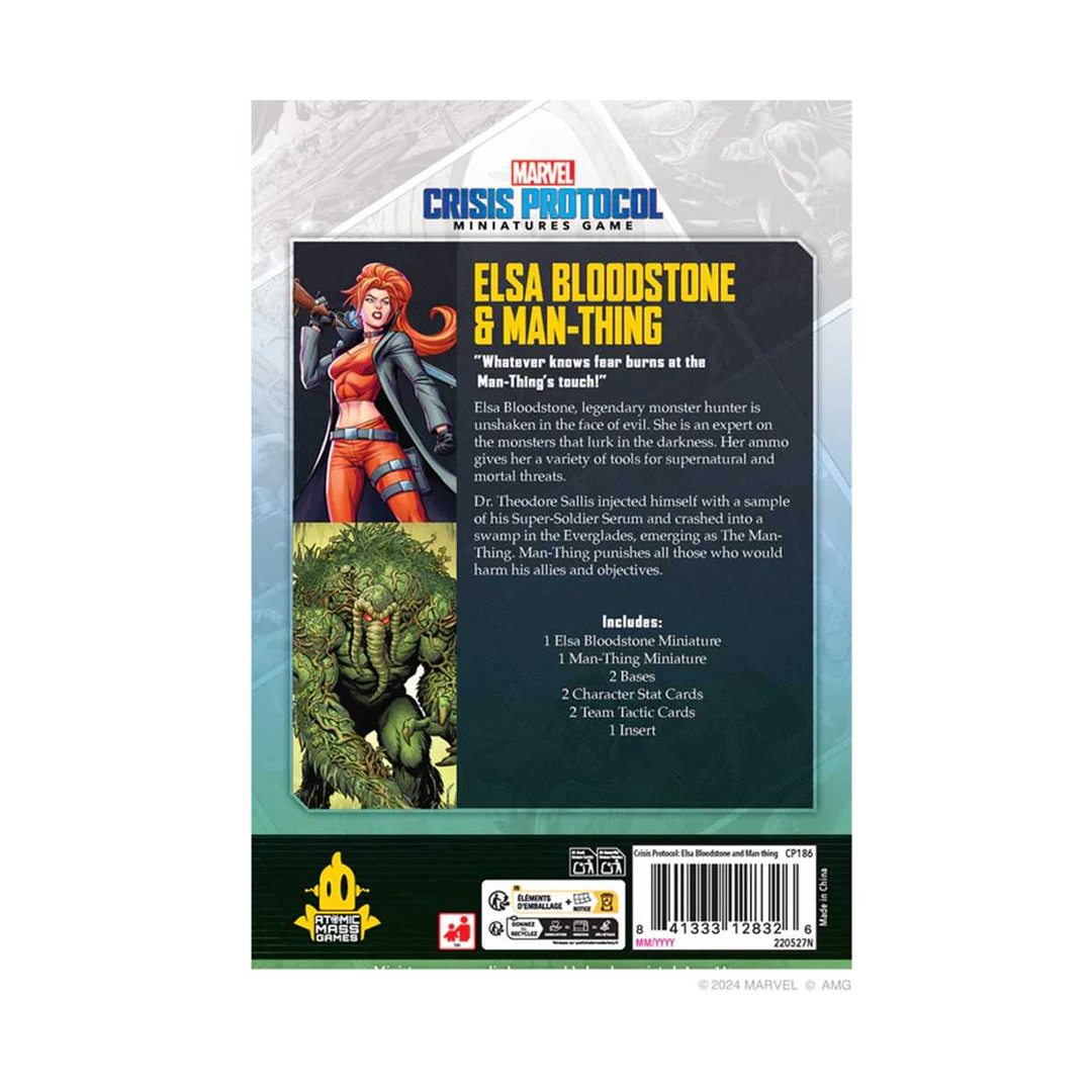 Marvel Crisis Protocol - Elsa Bloodstone & Man-Thing