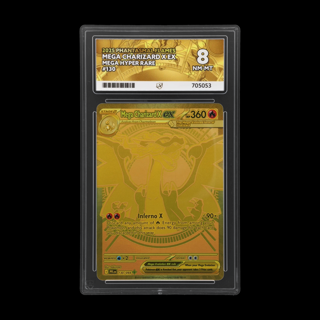 Mega Charizard X ex - Phantasmal Flames - Mega Hyper Rare - 130/094 - ACE 8
