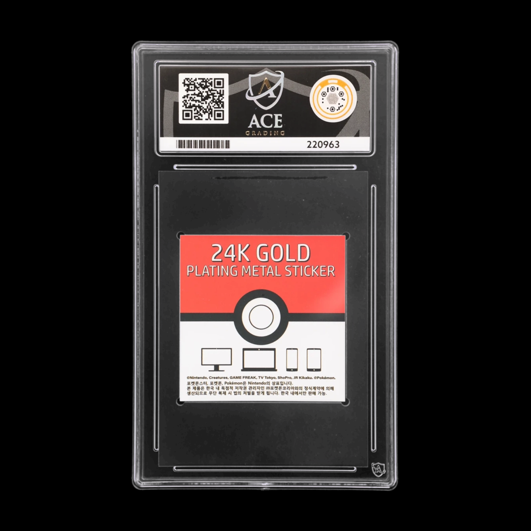 Meowth - Striking 24K Gold Plating Metal Sticker - ACE 10