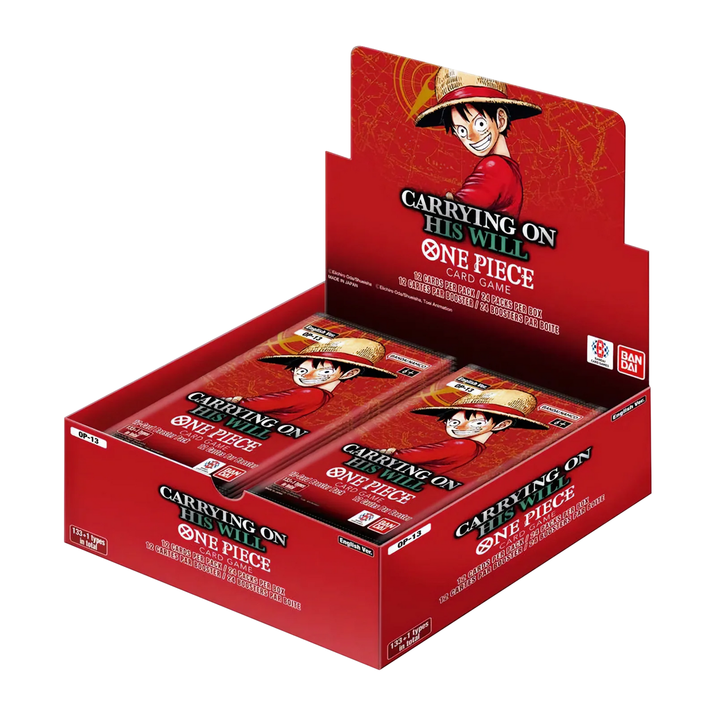 One Piece TCG - Carrying On His Will (OP-13) - Booster Box