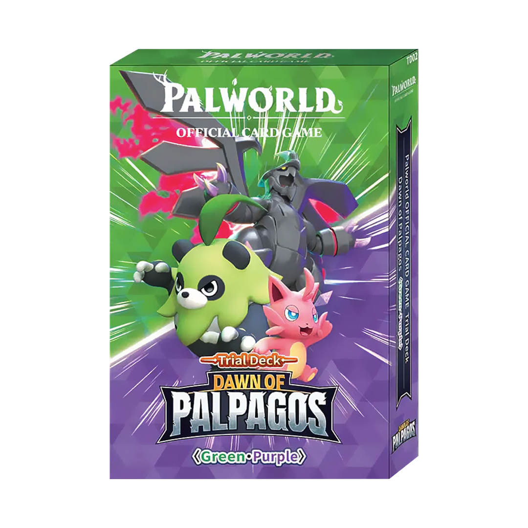 Palworld Official Card Game - Dawn of Palpagos - Green/Purple