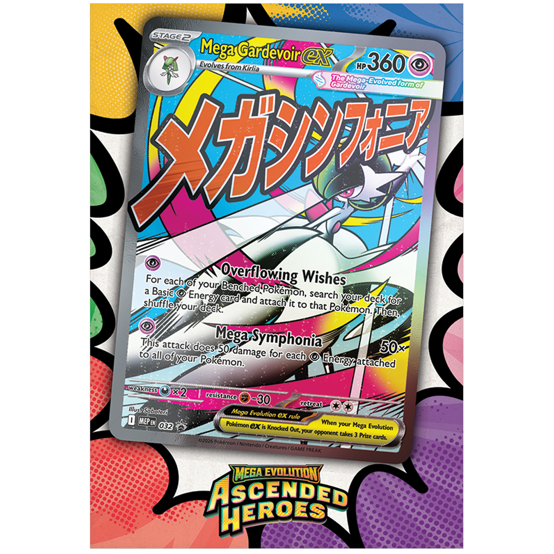 Pokémon TCG - Mega Evolution - Ascended Heroes - Premium Poster Collection - Mega Gardevoir
