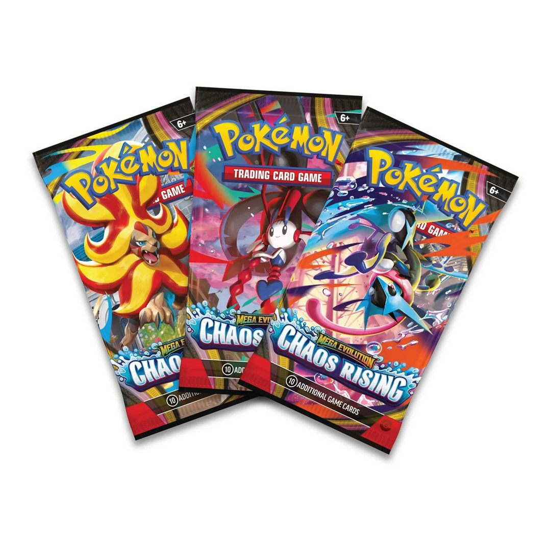 Pokemon TCG - Mega Evolution - Chaos Rising - 3 Pack Blister - Charmeleon