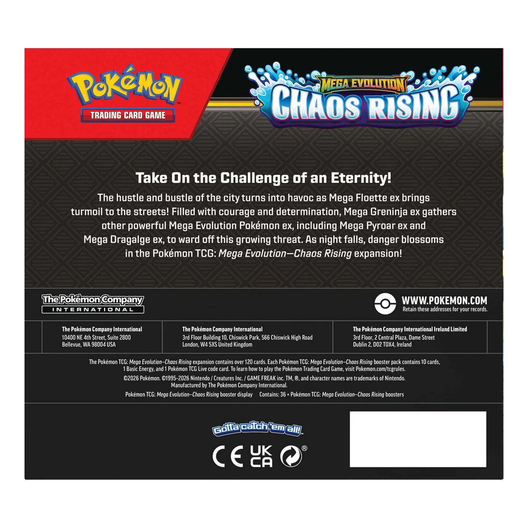 Pokemon TCG - Mega Evolution - Chaos Rising - Booster Box