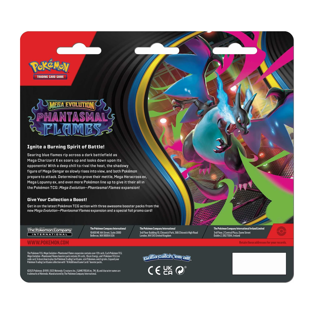 Pokémon TCG - Mega Evolution - Phantasmal Flames - 3 Pack - Weavile