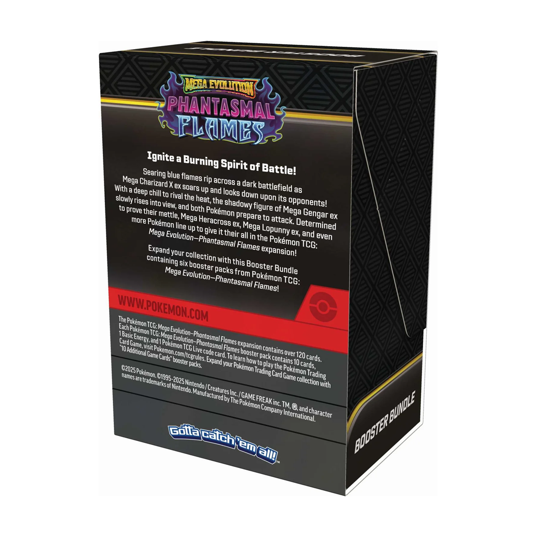 Pokémon TCG - Mega Evolution - Phantasmal Flames - Booster Bundle