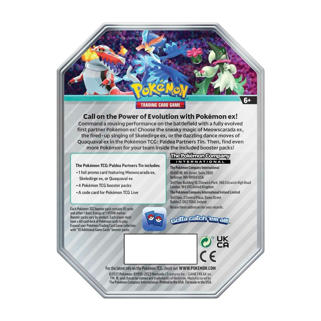 Pokémon TCG - Paldea Partners Tin (Skeledirge ex)