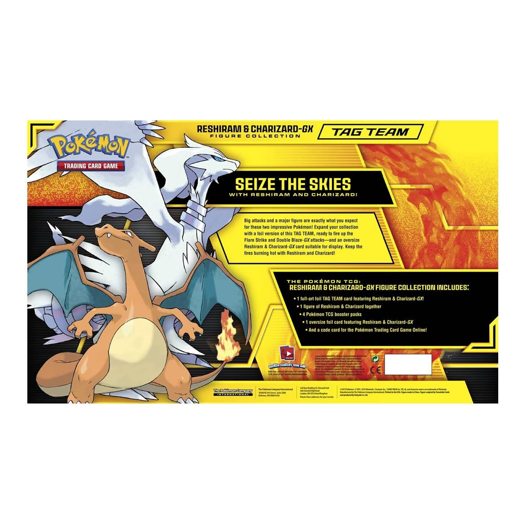 Pokémon TCG - Sun & Moon - Reshiram & Charizard-GX Figure Collection