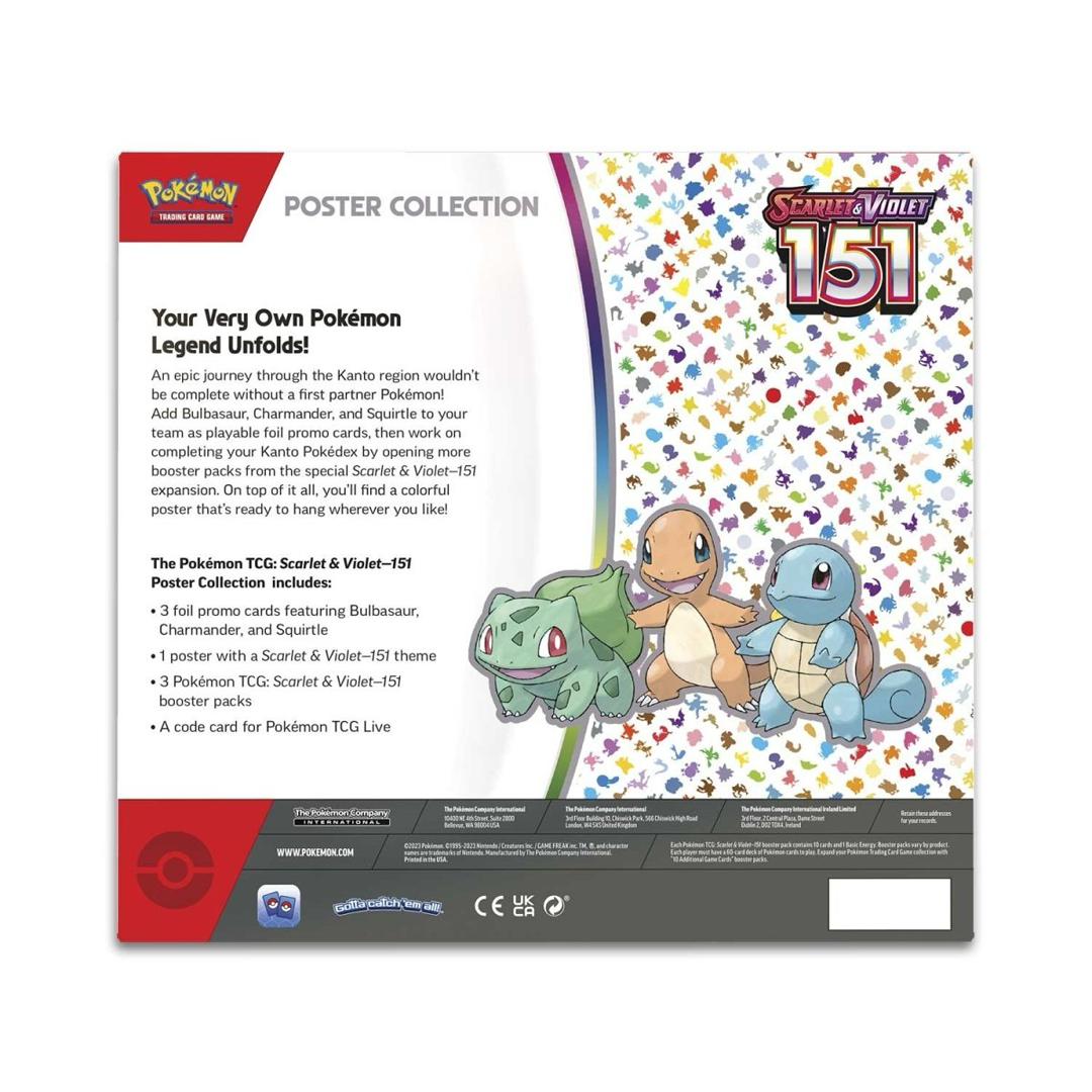 Pokemon TCG - Scarlet & Violet - 151 - Poster Collection