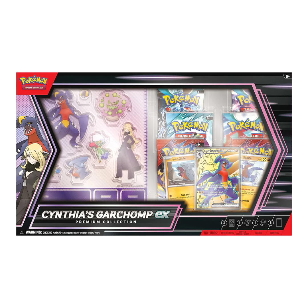 Pokemon TCG - Scarlet & Violet - Cynthia’s Garchomp EX Premium Collection Box