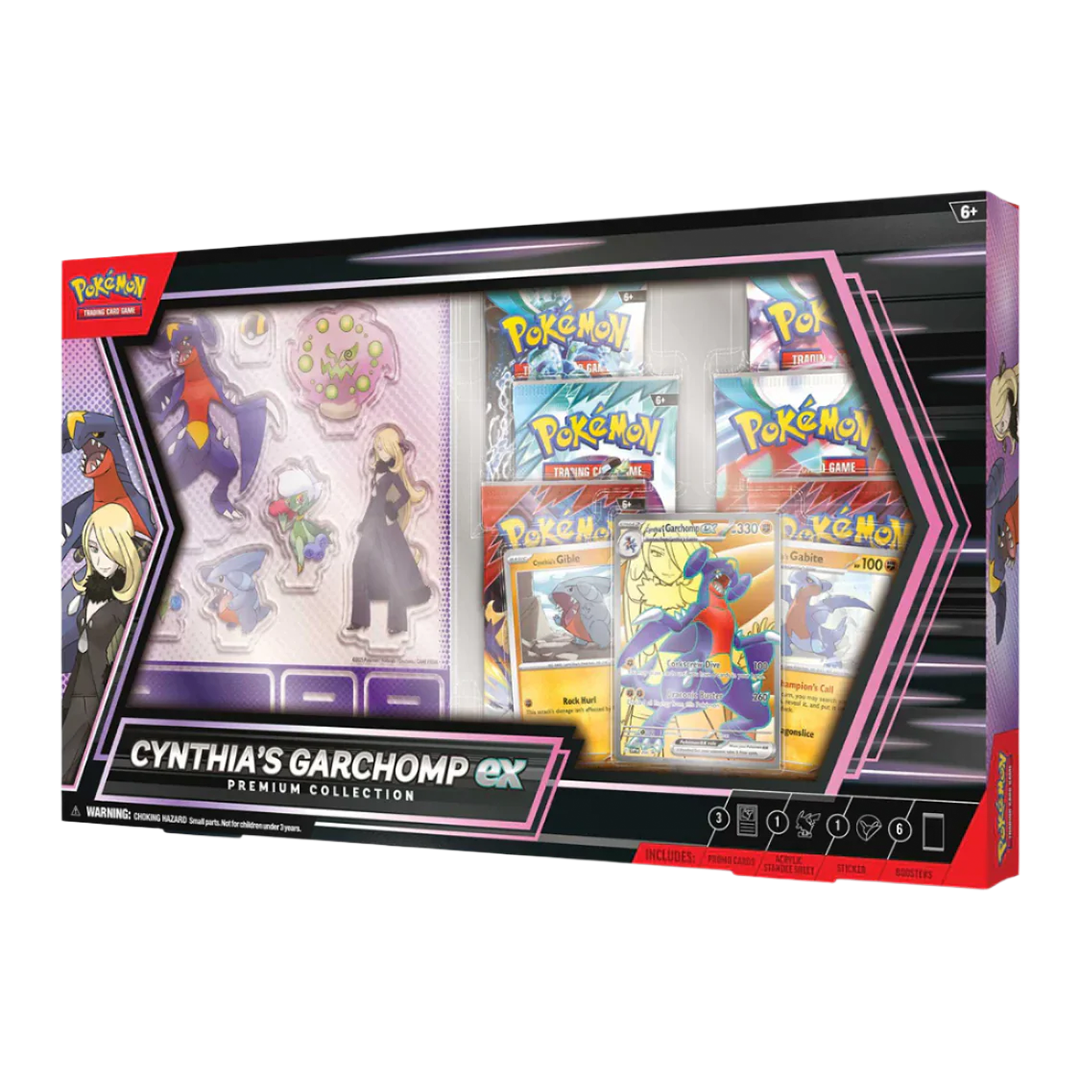 Pokemon TCG - Scarlet & Violet - Cynthia’s Garchomp EX Premium Collection Box