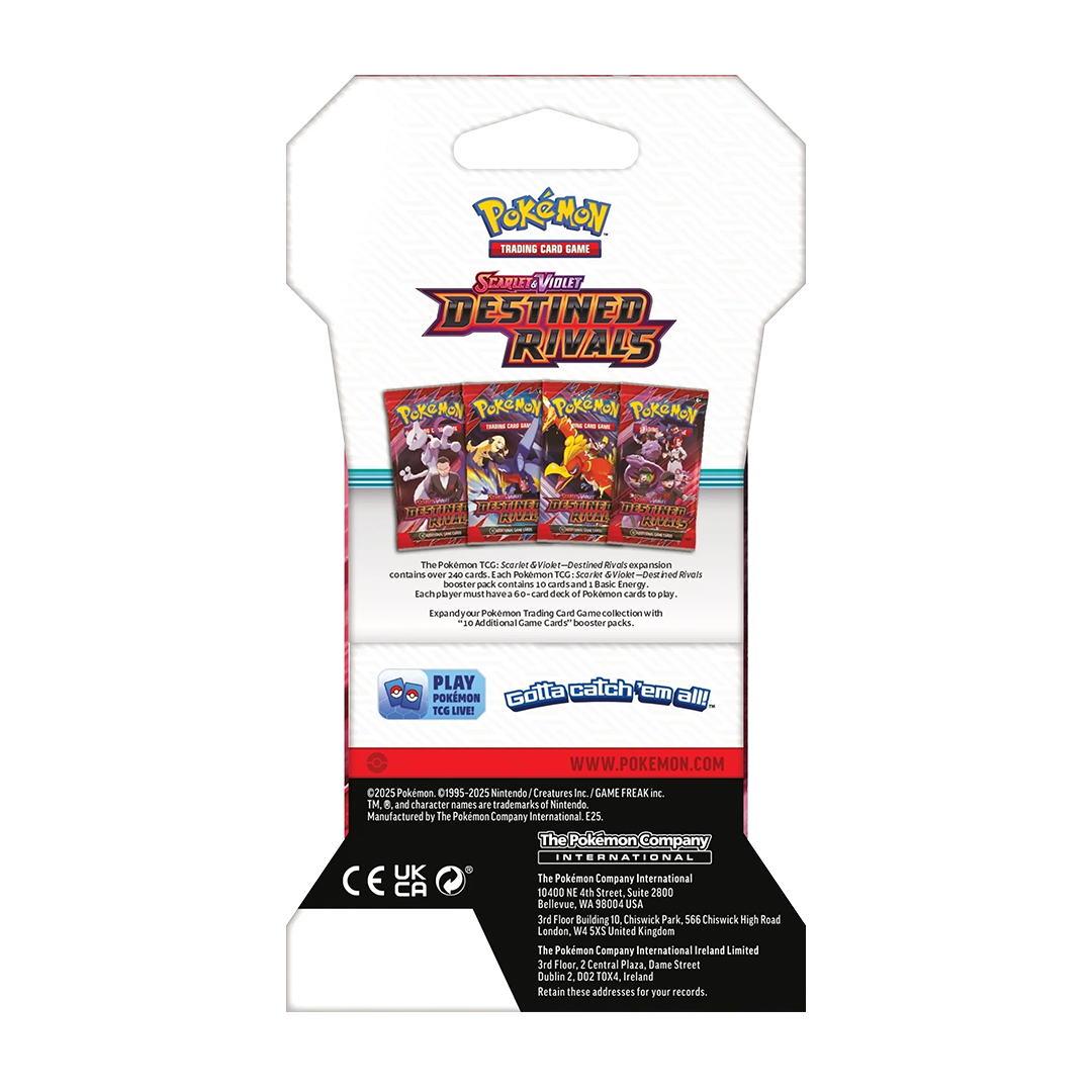 Pokemon TCG - Scarlet & Violet - Destined Rivals - Sleeved Booster Pack