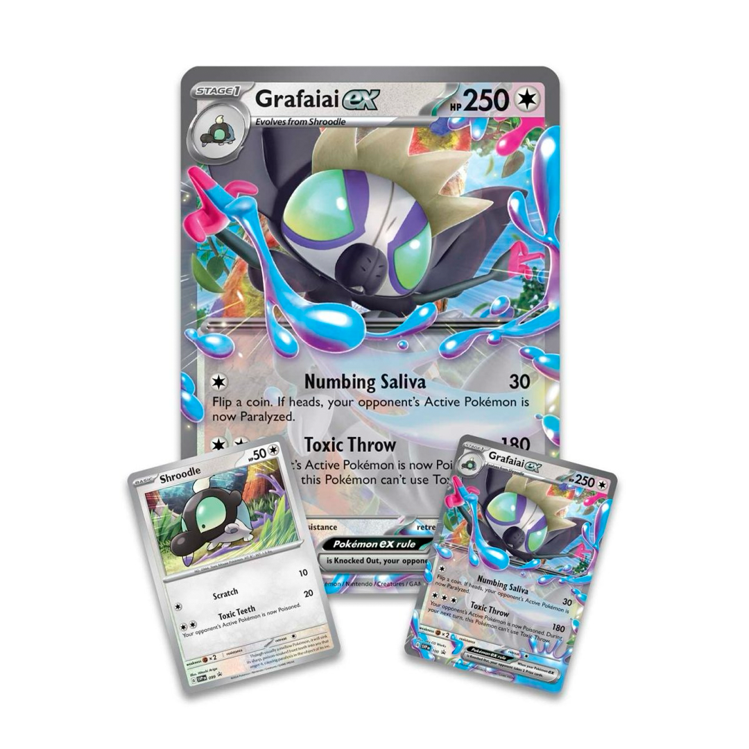 Pokemon TCG - Scarlet & Violet - Grafaiai Ex Collection Box
