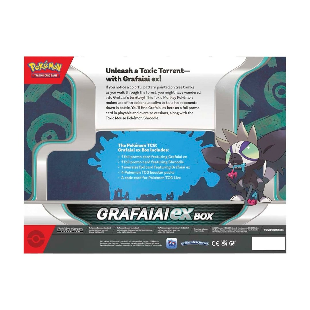 Pokemon TCG - Scarlet & Violet - Grafaiai Ex Collection Box