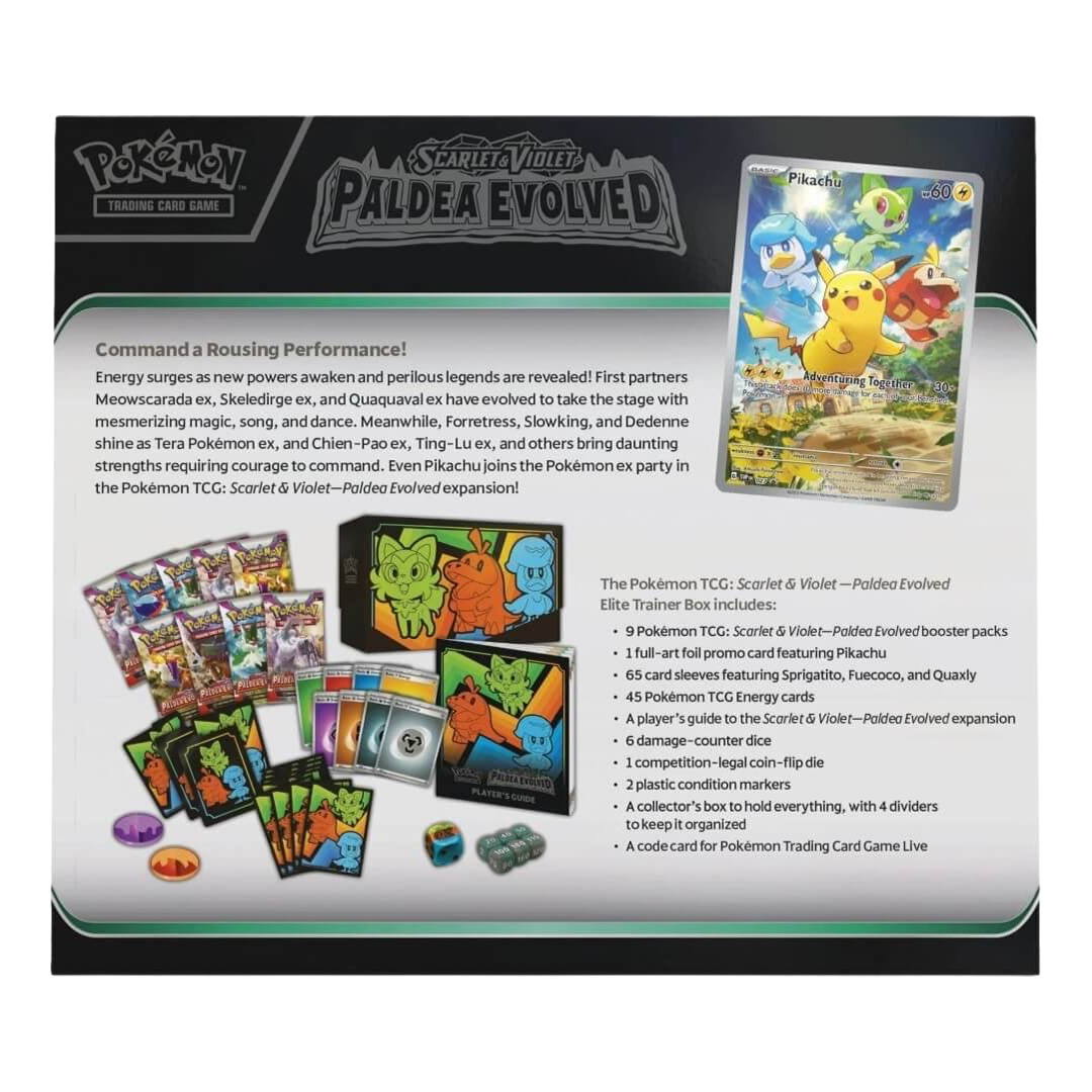 Pokemon TCG - Scarlet & Violet: Paldea Evolved - Elite Trainer Box