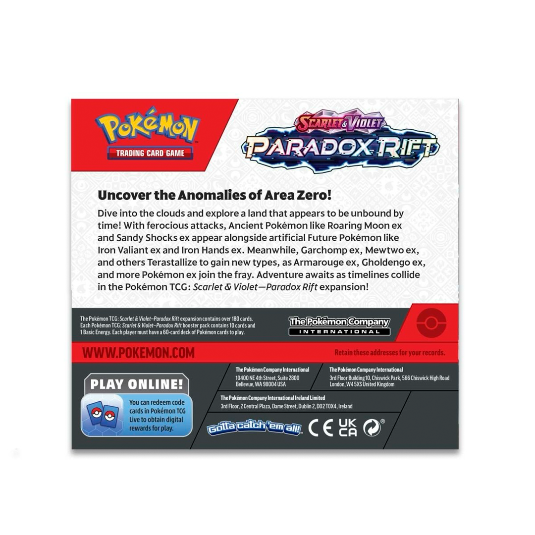 Pokemon TCG - Scarlet & Violet - Paradox Rift - Booster Box (36 Packs)