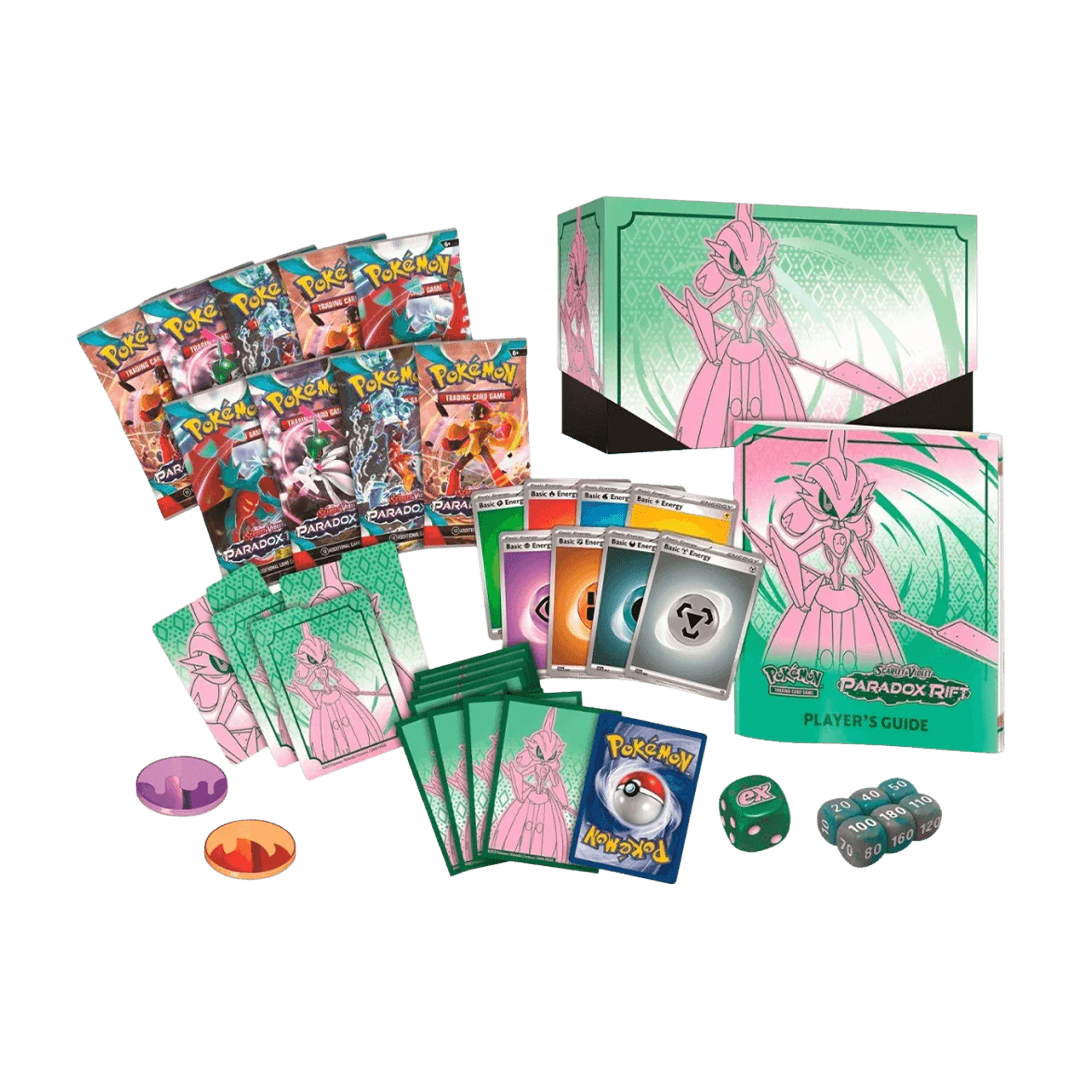 Pokemon TCG - Scarlet & Violet - Paradox Rift - Elite Trainer Box (Iron Valiant)