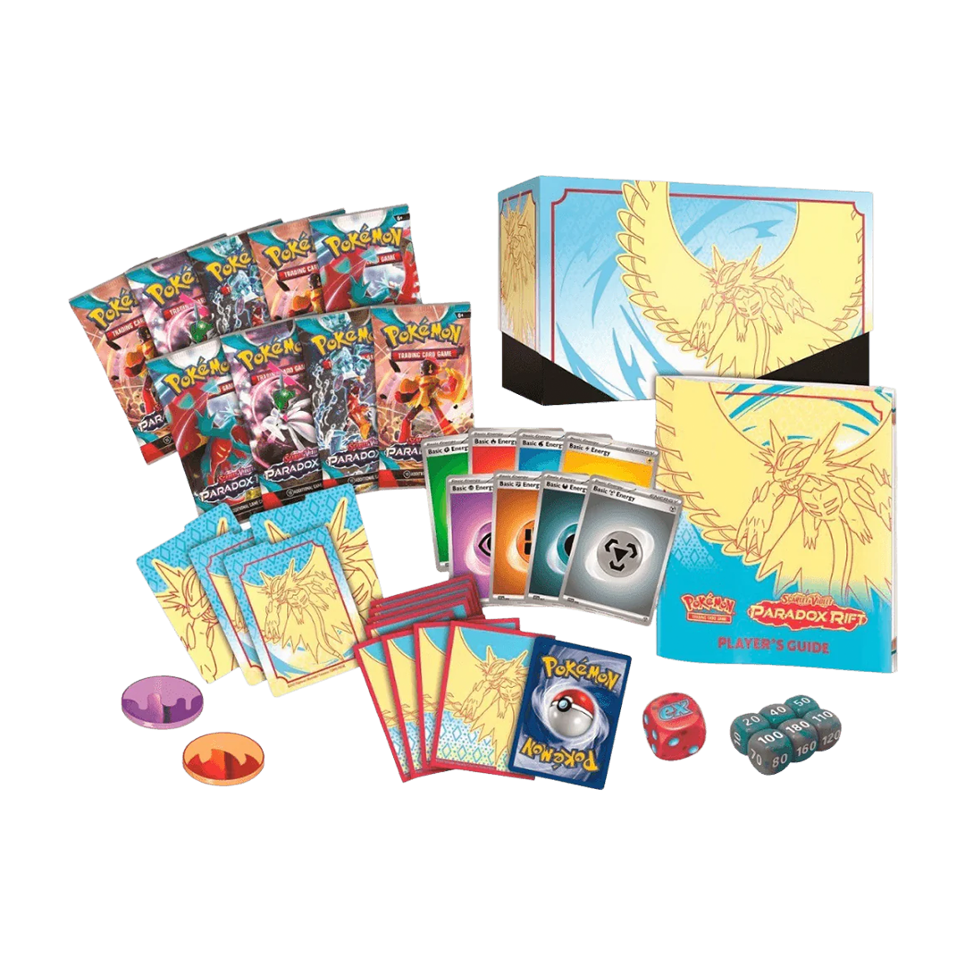 Pokemon TCG - Scarlet & Violet - Paradox Rift - Elite Trainer Box (Roaring Moon)