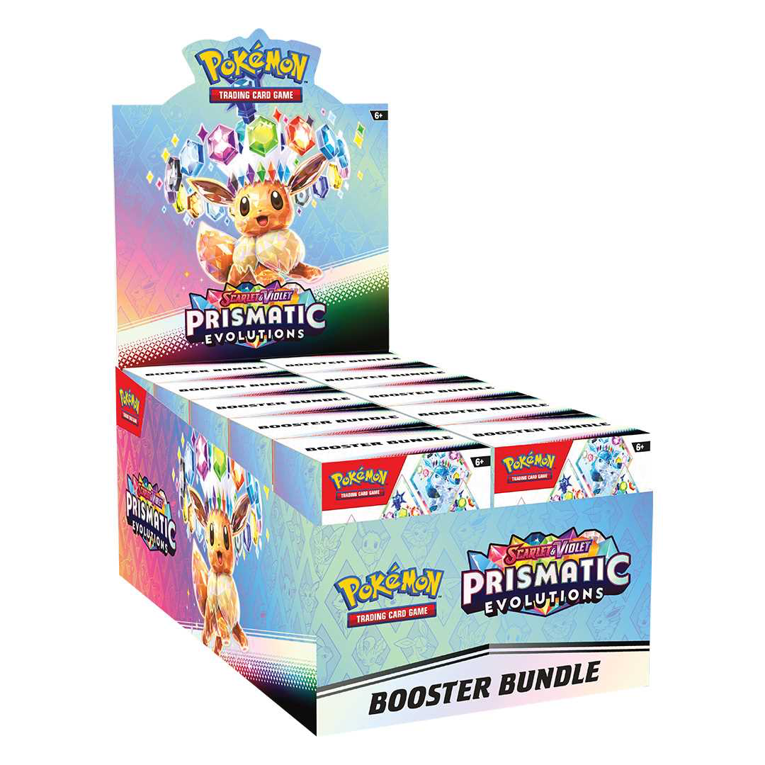 Pokemon TCG - Scarlet & Violet - Prismatic Evolutions - Booster Bundle - Display Case (10x Bundles)