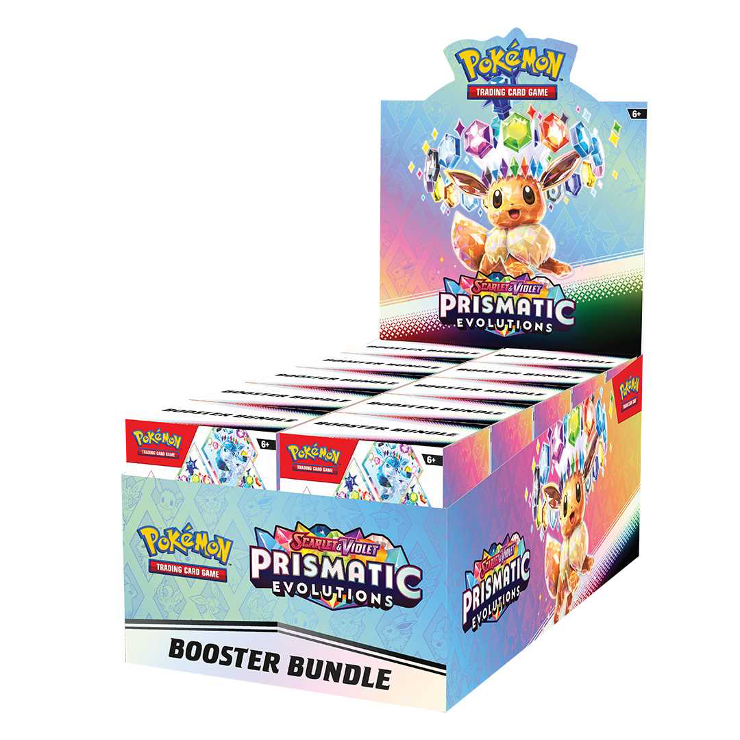 Pokemon TCG - Scarlet & Violet - Prismatic Evolutions - Booster Bundle - Display Case (10x Bundles)