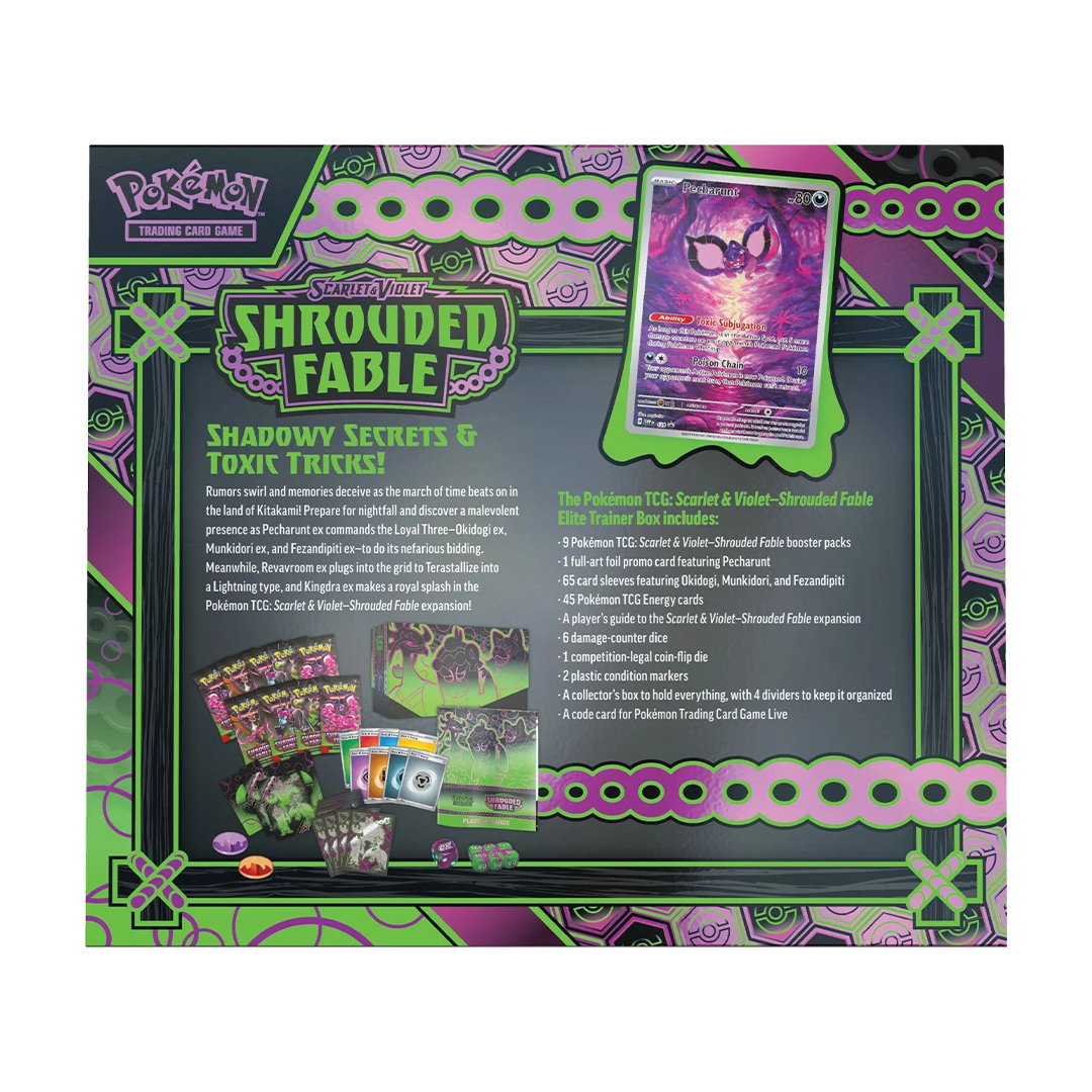 Pokemon TCG - Scarlet & Violet - Shrouded Fable - Elite Trainer Box