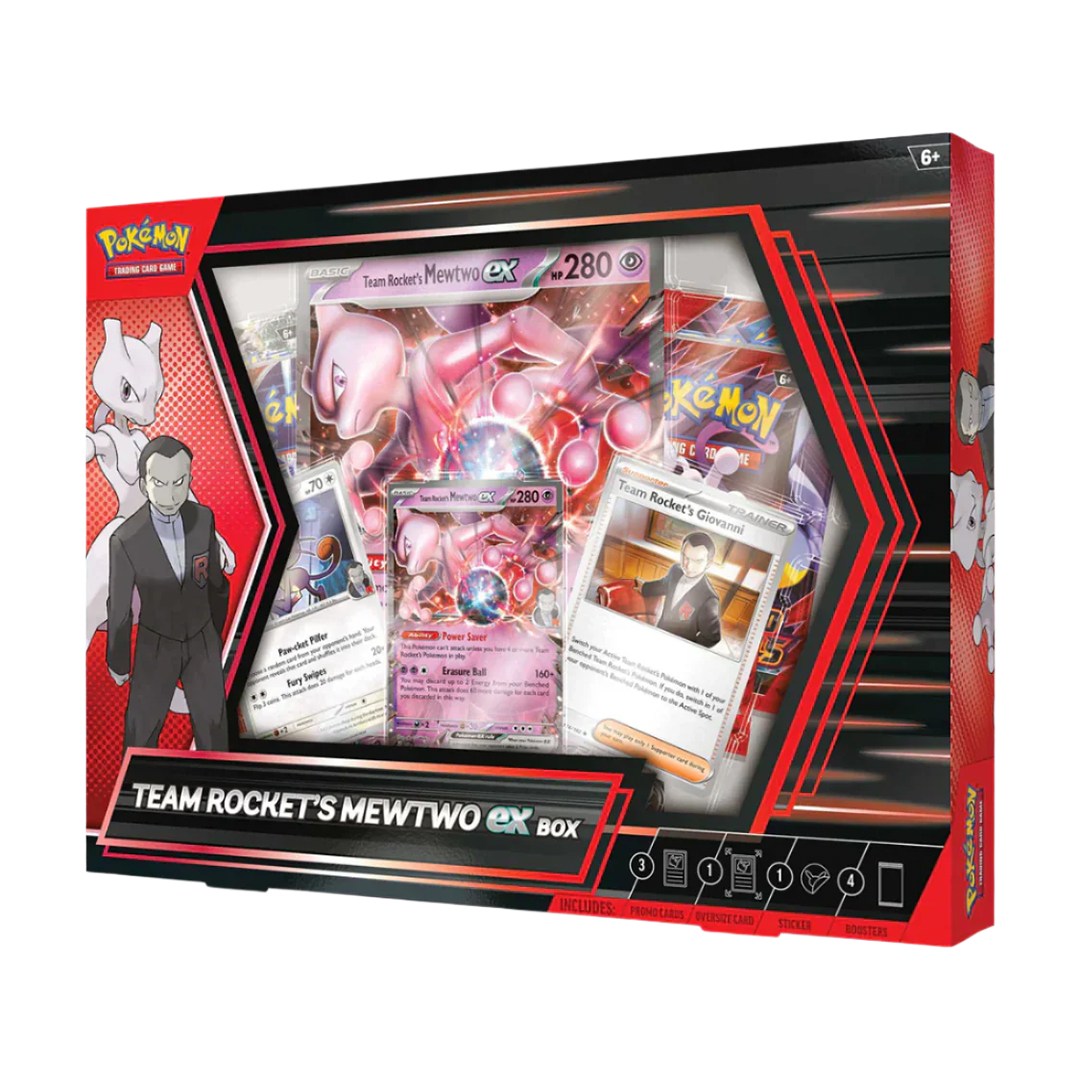 Pokemon TCG - Scarlet & Violet - Team Rocket's Mewtwo Ex Collection Box