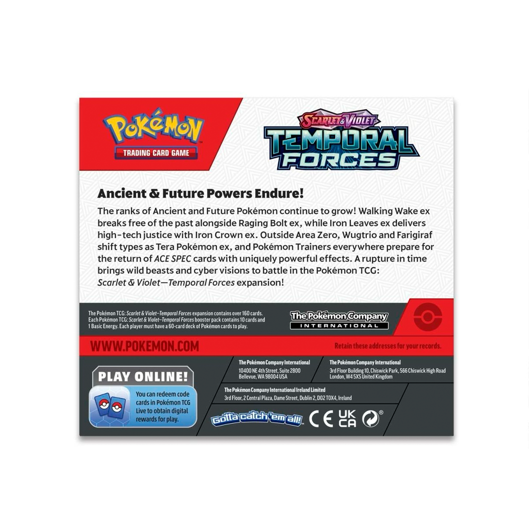 Pokemon TCG - Scarlet & Violet - Temporal Forces - Booster Box (36 Packs)