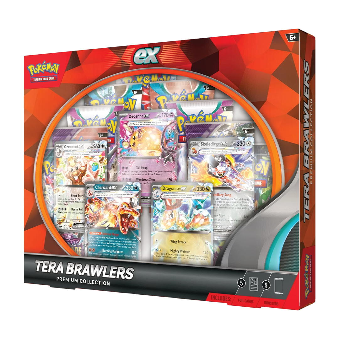 Pokemon TCG - Scarlet & Violet - Tera Brawlers Premium Collection Box