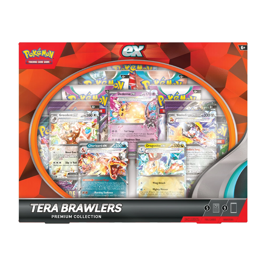 Pokemon TCG - Scarlet & Violet - Tera Brawlers Premium Collection Box