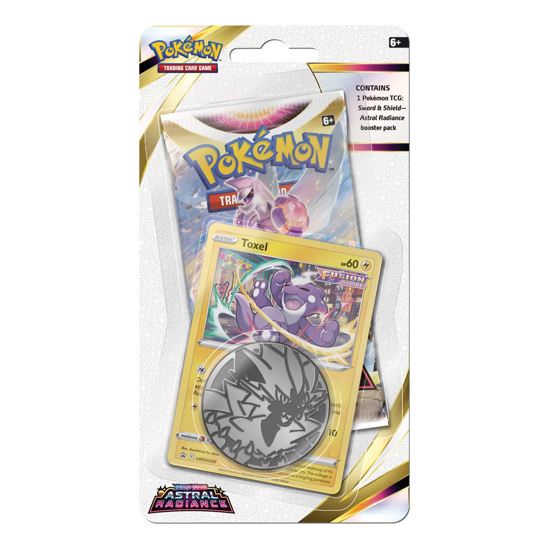 Pokemon TCG - Sword & Shield - Astral Radiance - Premium Checklane - Toxel