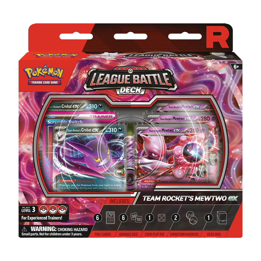 Pokémon TCG - Team Rocket's Mewtwo ex - League Battle Deck