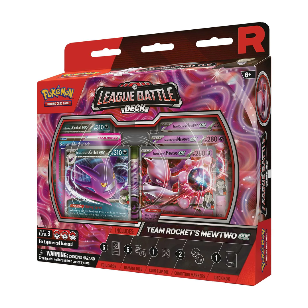 Pokémon TCG - Team Rocket's Mewtwo ex - League Battle Deck