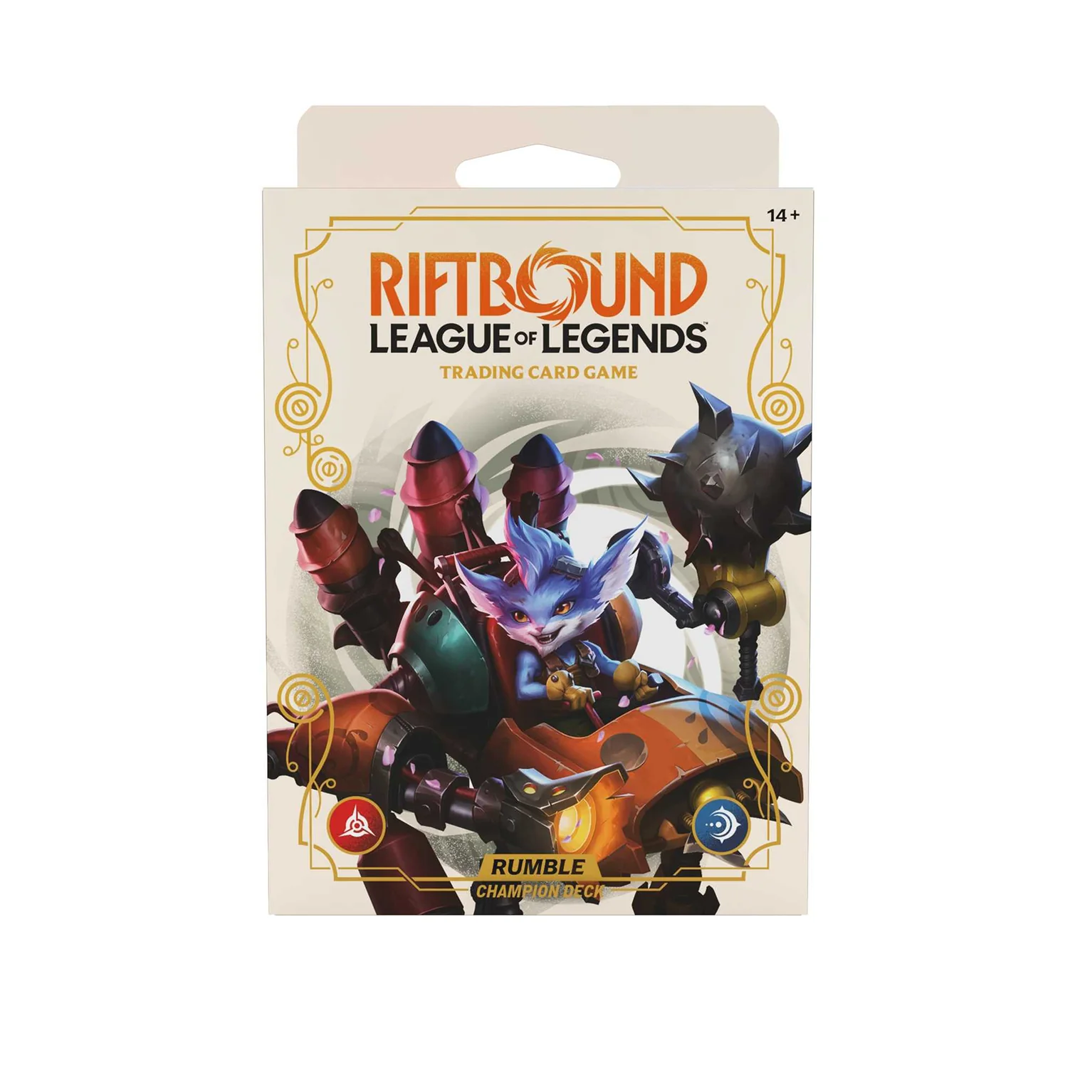 Riftbound: League of Legends TCG - Set 2 - Spiritforged - Champion Deck - Rumble