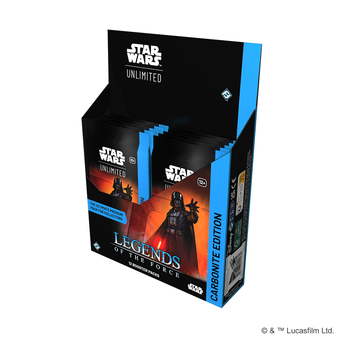 Star Wars: Unlimited - Legends Of The Force - Carbonite Edition - Collector Booster Box (12 Packs)