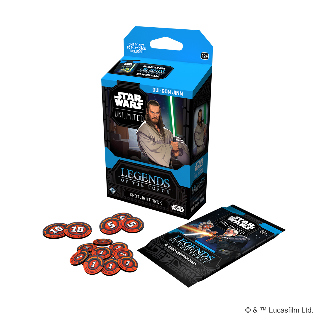 Star Wars: Unlimited - Legends Of The Force - Spotlight Deck - Qui-Gon Jinn