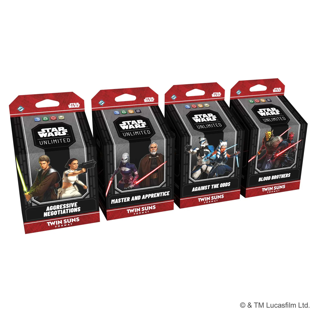 Star Wars: Unlimited - Twin Suns Decks - Master and Apprentice