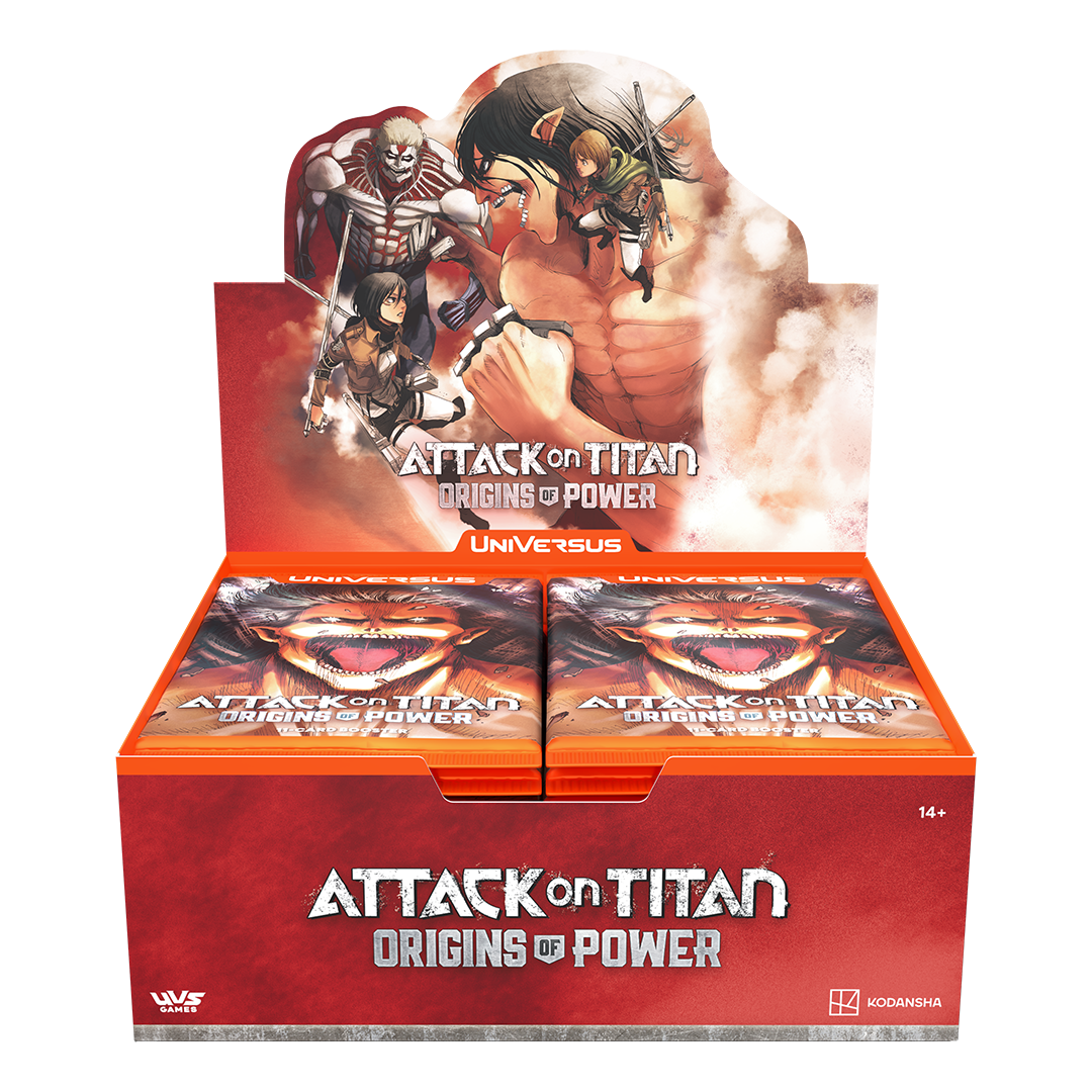 UniVersus CCG - Attack on Titan - Origins of Power Booster Box (24 Packs)