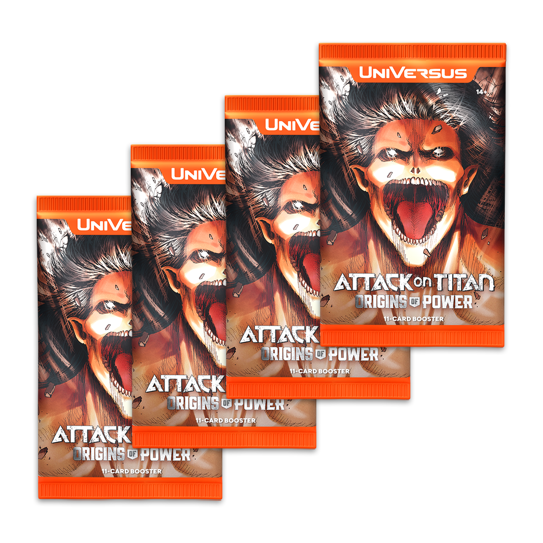 UniVersus CCG - Attack on Titan - Origins of Power Booster Box (24 Packs)