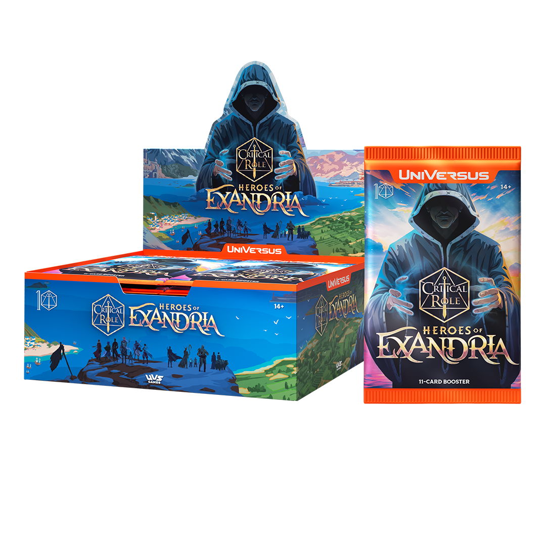 UniVersus CCG Critical Role Heroes of Exandria Booster Box