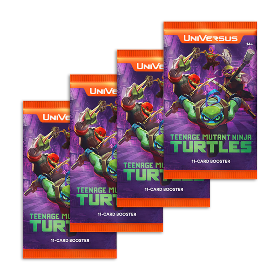 Each UniVersus CCG Teenage Mutant Ninja Turtles Booster Box contains 24 individual packs