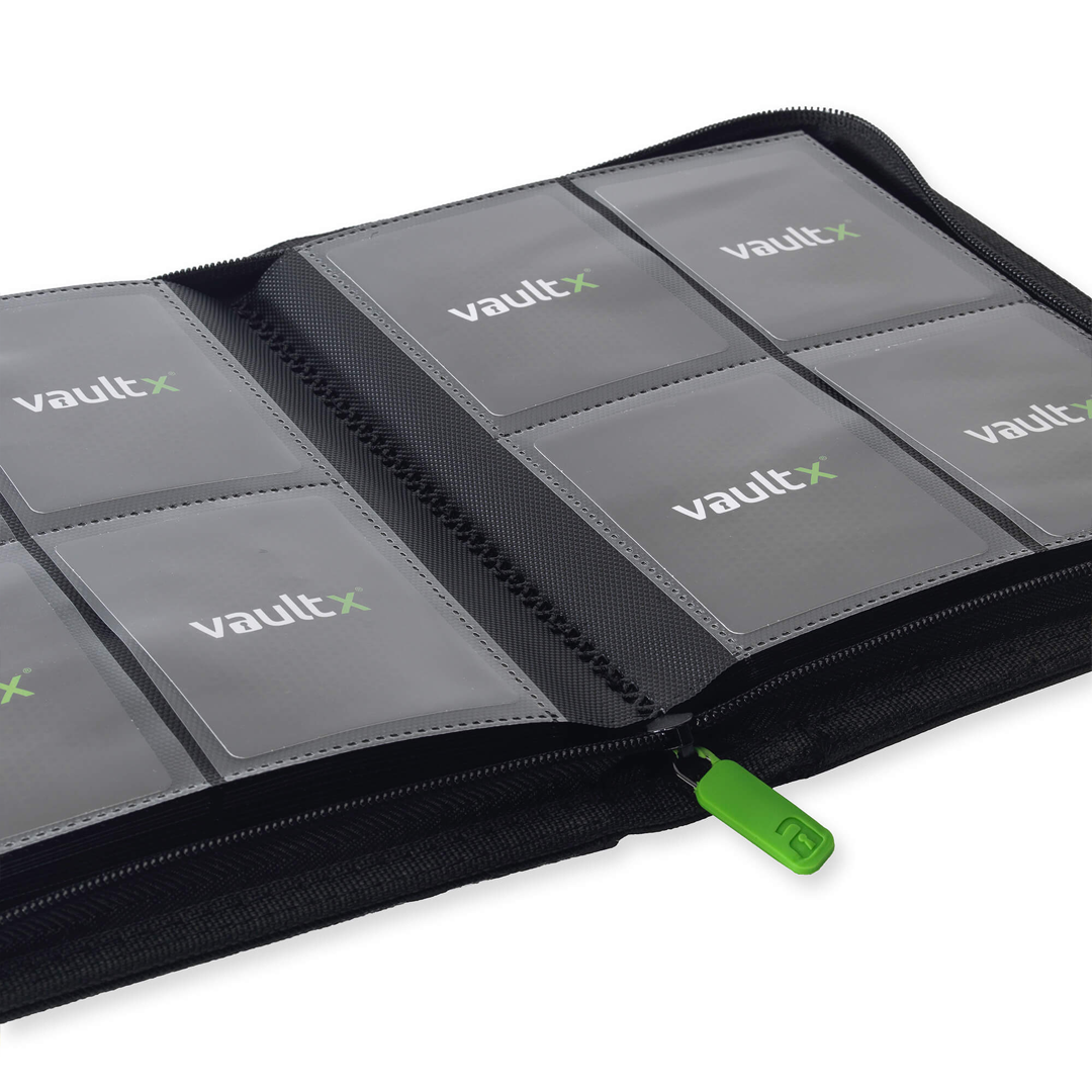 Vault X - 4-Pocket Exo-Tec® Zip Binder - Signature Black
